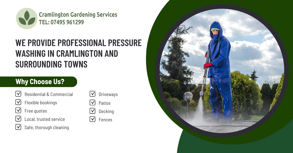 Cramlington Garden Services Pressure Washing